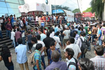 Baahubali Tickets Hungama at Theaters